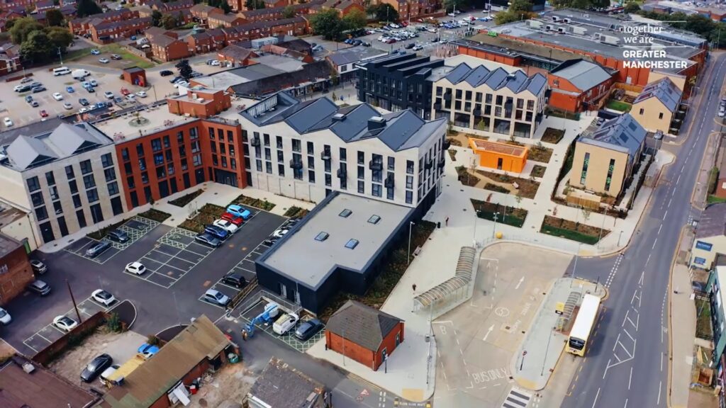 Drone image of Farnworth Green